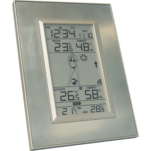 Preisvergleich Produktbild Technoline WS 9624-IT Wetterstation silber-alu