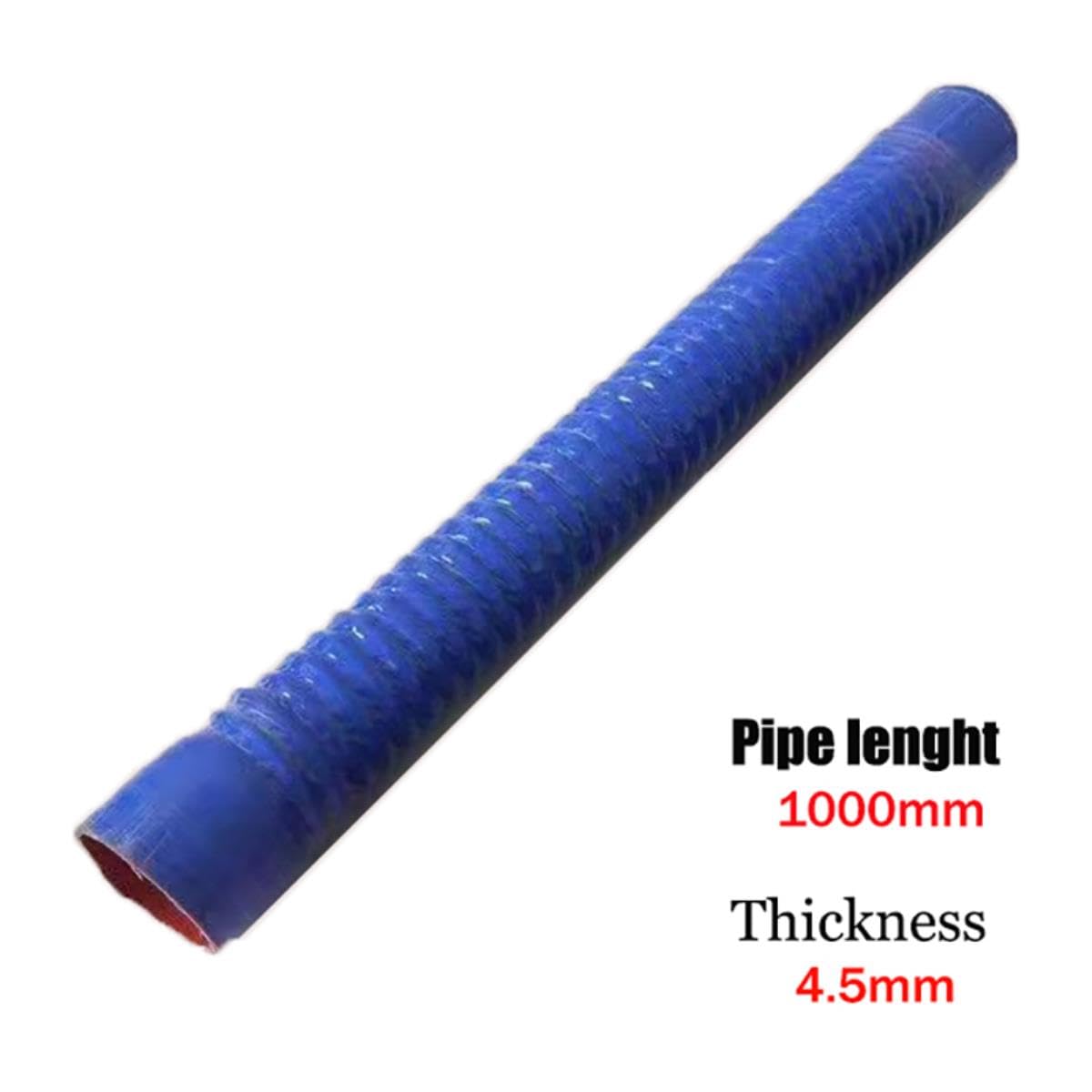 ID 30–100 mm, blau, Universal-Silikon-Flexschlauch, Kühlerrohr für Lufteinlass, Hochdruck, Hochtemperatur-Gummiverbinder, 600 mm, ID 85 mm