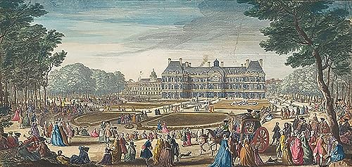 Moderne Art Murale Impression du Palais du Luxembourg par Jacques Rigaud 60x90cm