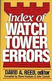 Index of Watchtower Errors 1879 to 1989