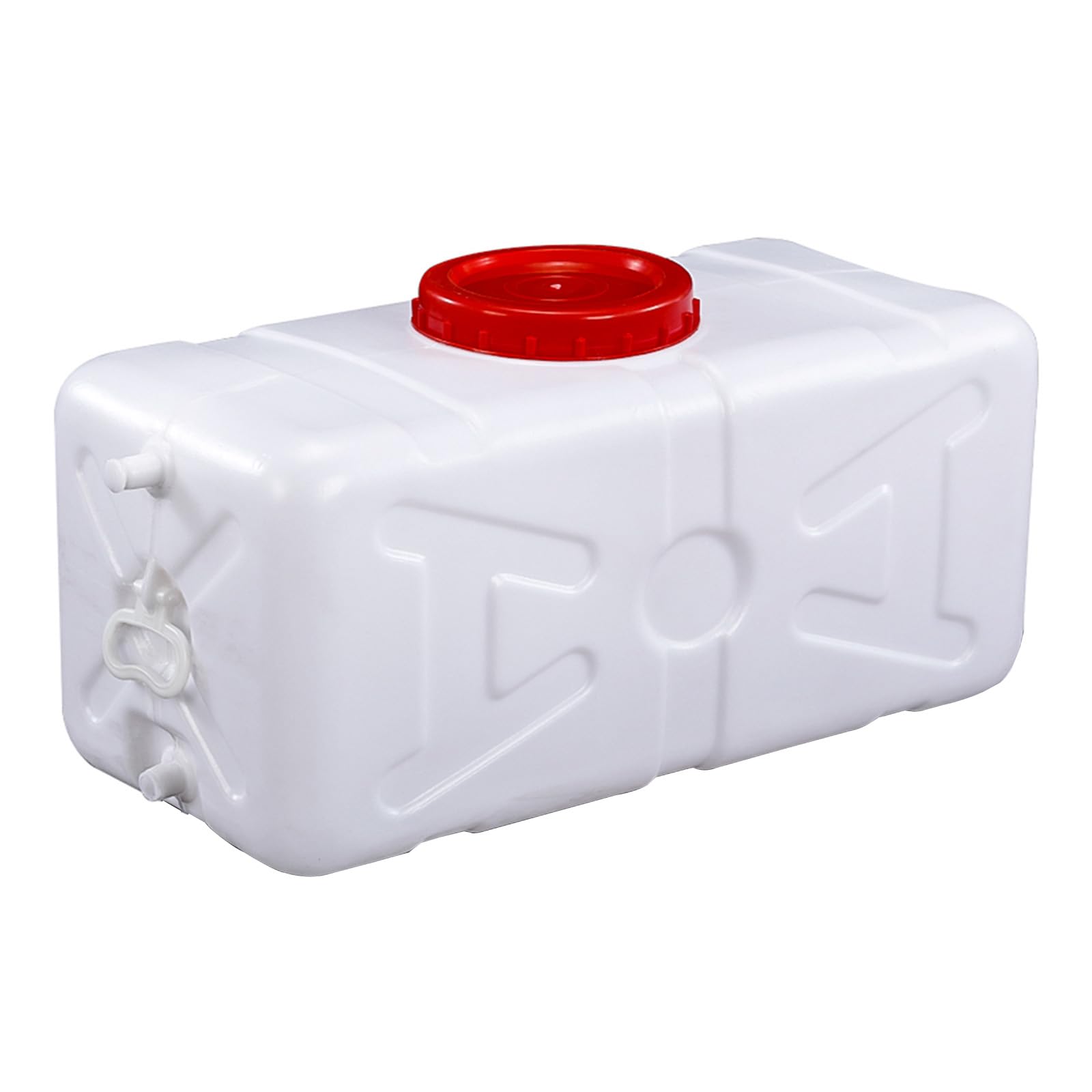 Wassertank Wasserkanister 25L/30L/50L/75L/110L/200L Wasser Lager Wasserbehälter Mit Deckel Mit Wasserhahn Mineralwasser-fass Reines Wasser Kunststoff Camping Auto Zuhause(Size:200L)
