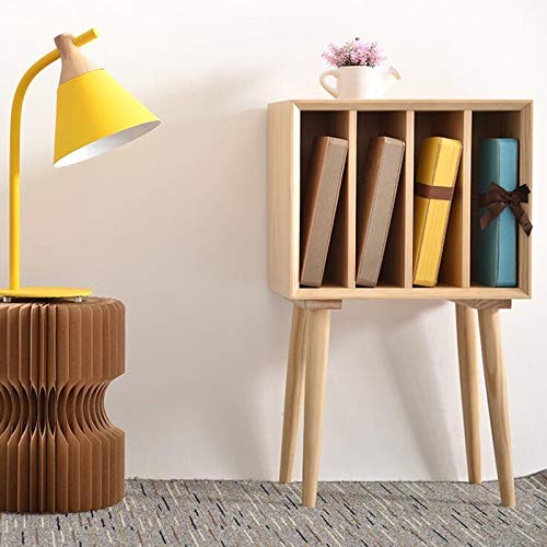 Gdming Retractable Folding Paper Stool，Ottoman Retro Kraft Paper Seat With Cushion For Living Room Office Bedroom Nightstand, 8 Sizes (Color : Brown, Size : 30X43Cm) #TOP4