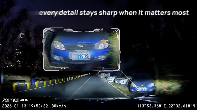 Amazon.com: 70mai 4K Dash Cam Front and Rear Inside, 3 Channel Car