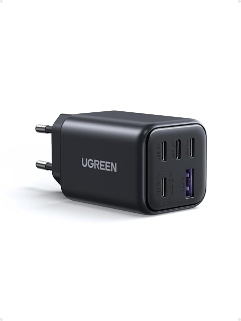 UGREEN Zapix USB C Ladegerät 45W, 5-Port GaN Netzteil, PPS Schnellladegerät | PD iPhone Charger, Kompakt & Tragbar, kompatibel mit Galaxy S26, S25, iPhone 17 Pro Max, MacBook Neo/Air, iPad, Tab, Pixel 9