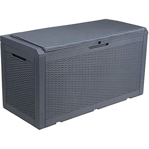 Arcón de Ordenación Exterior YITAHOME 380L con Diseño de Cerradura Cover