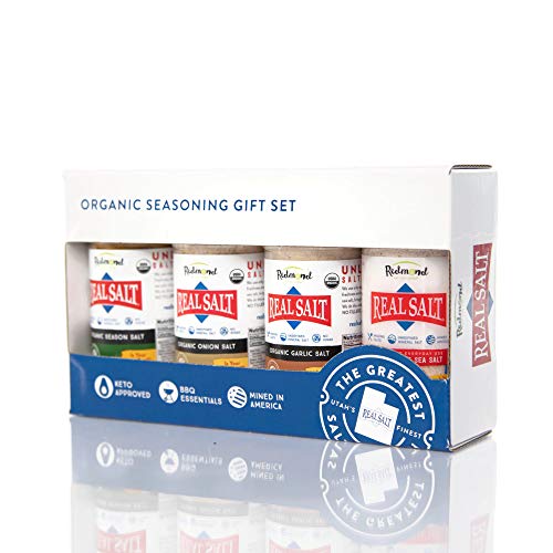 Redmond Real Sea Salt - Natural Unrefined Organic Gluten Free, Seasoning Set (1 Pack) #TOP2
