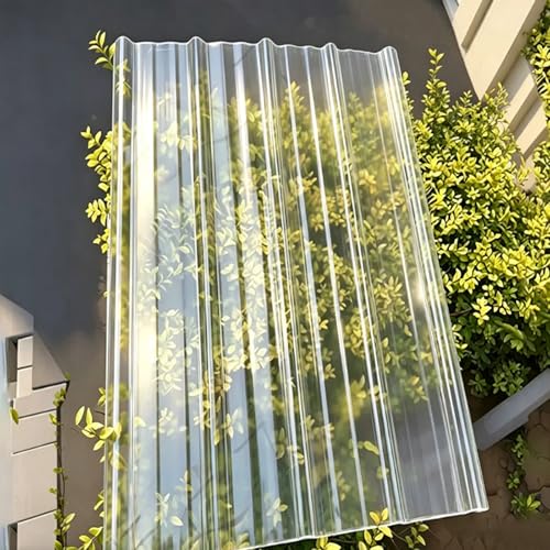 Plaque de toiture transparente pour serres extérieur et abris de jardin