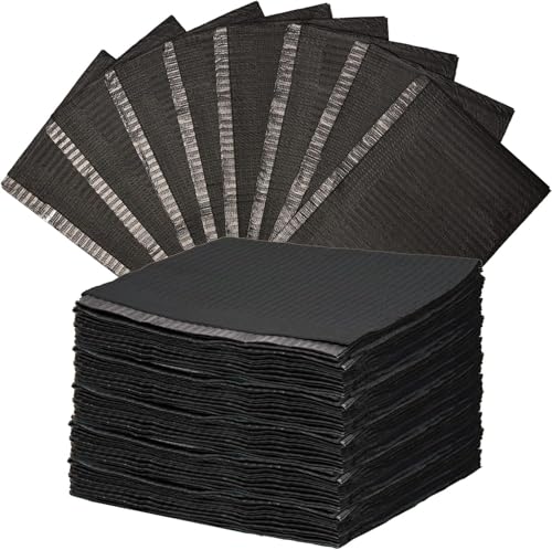 Housse de table de tatouage imperméable Healifty noire 3 plis pour salon de coiffure