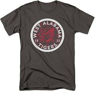 University of West Alabama Official Plaid Badge Unisex Adult T Shirt