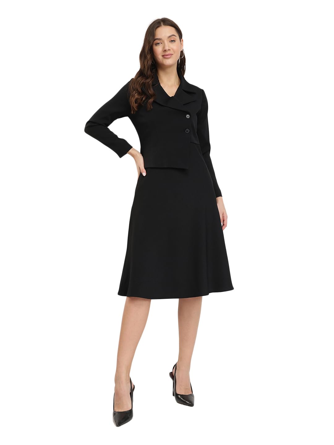 A-line Jacket Dress-image-48
