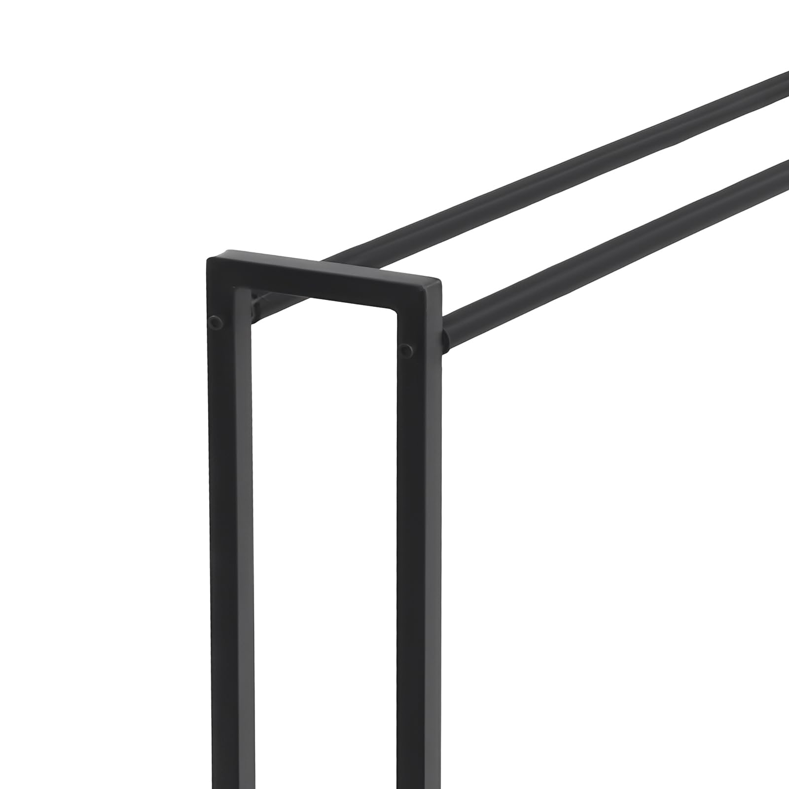 Soporte para raqueta de bádminton de tenis, carrito de acero al carbono, color negro, estante de almacenamiento para campo deportivo, gimnasio, garaje