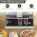 Dyna-Living Commercial Waffle Maker 110V 1200W Intelligent Belgian Waffle Maker Rotating 180° Round Waffle Maker Nonstick Flip Waffle Iron Machine Professional Waffle Maker for Restaurant