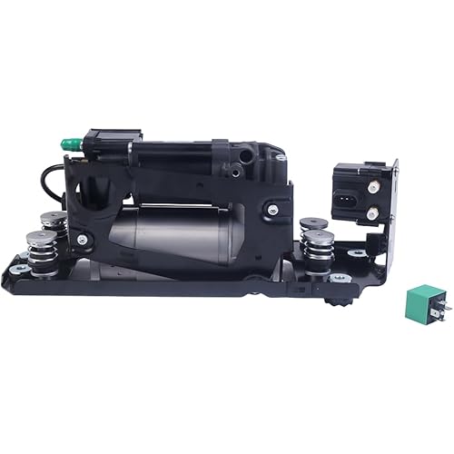 HOAVEED F02 Air Suspension Compressor with Bracket + Valve Block Compatible with BMW 37206875176 F01 F02 F04 F11 5 7 Series 535i GT 740i 750Li 760Li Alpina B7 37206784137 37206789165 37206789450