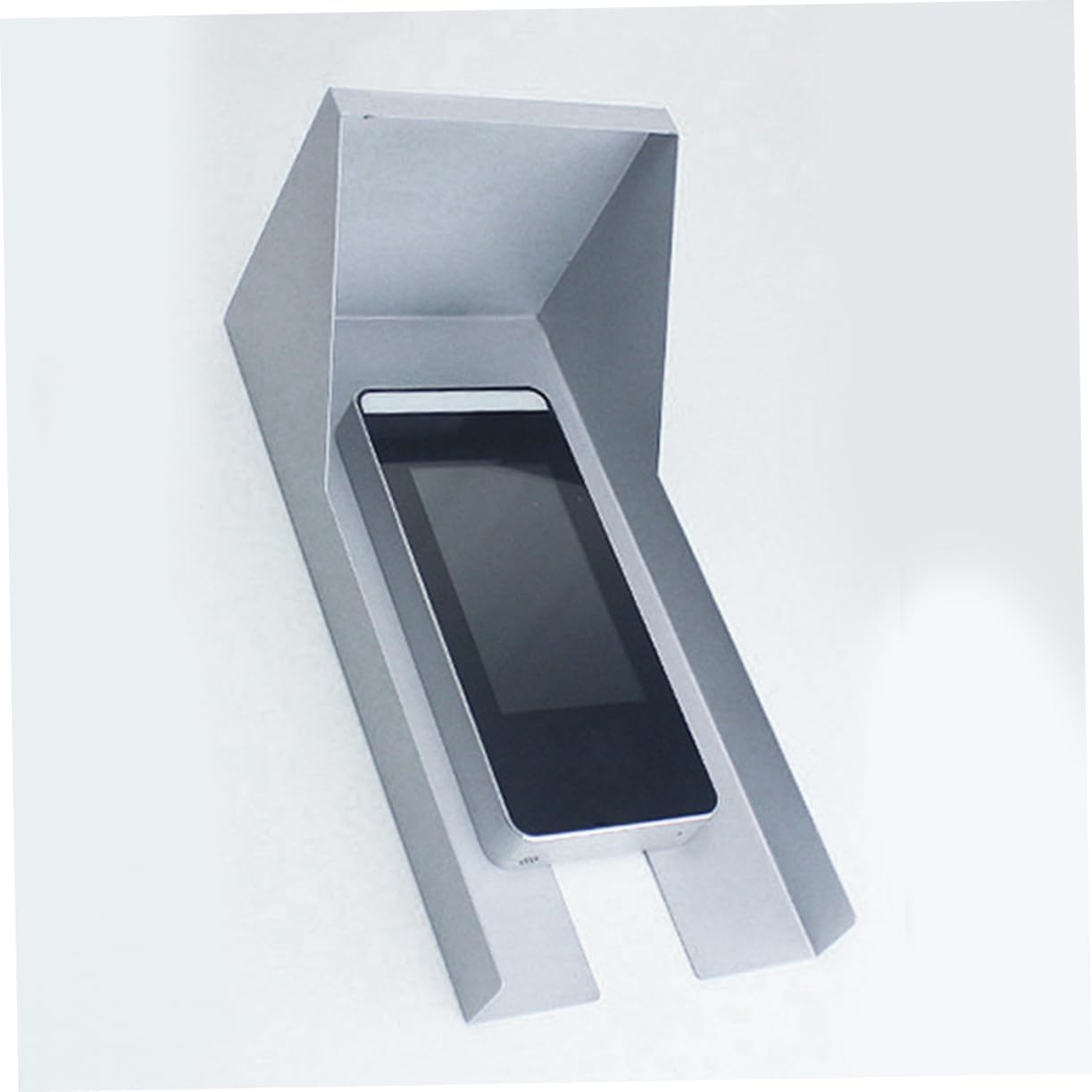Angoily Universal Doorbell Rain Cover Metal Doorbell Protective Cover Waterproof for Attendance Machine