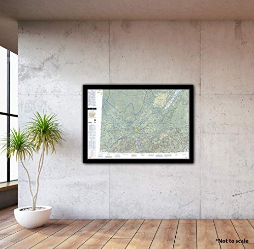 FAA Chart: VFR Sectional Montreal SMON, calidad para enmarcar miniatura 1