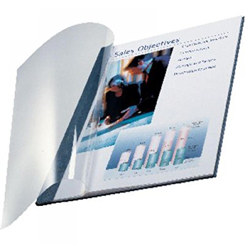 Leitz impressBIND Soft Covers, 7.0 mm Spine, Black, Pack of 10 Leitz impressBIND Soft Covers, 7.0 mm Spine, Black, Pack of 10