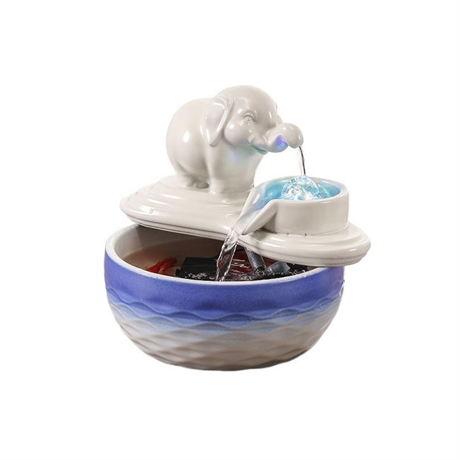 indoor Waterfall Flowing Decorations for Living Rooms Attracting Wealth Ceramic Fish Tanks Fountains Office Desks Home Opening