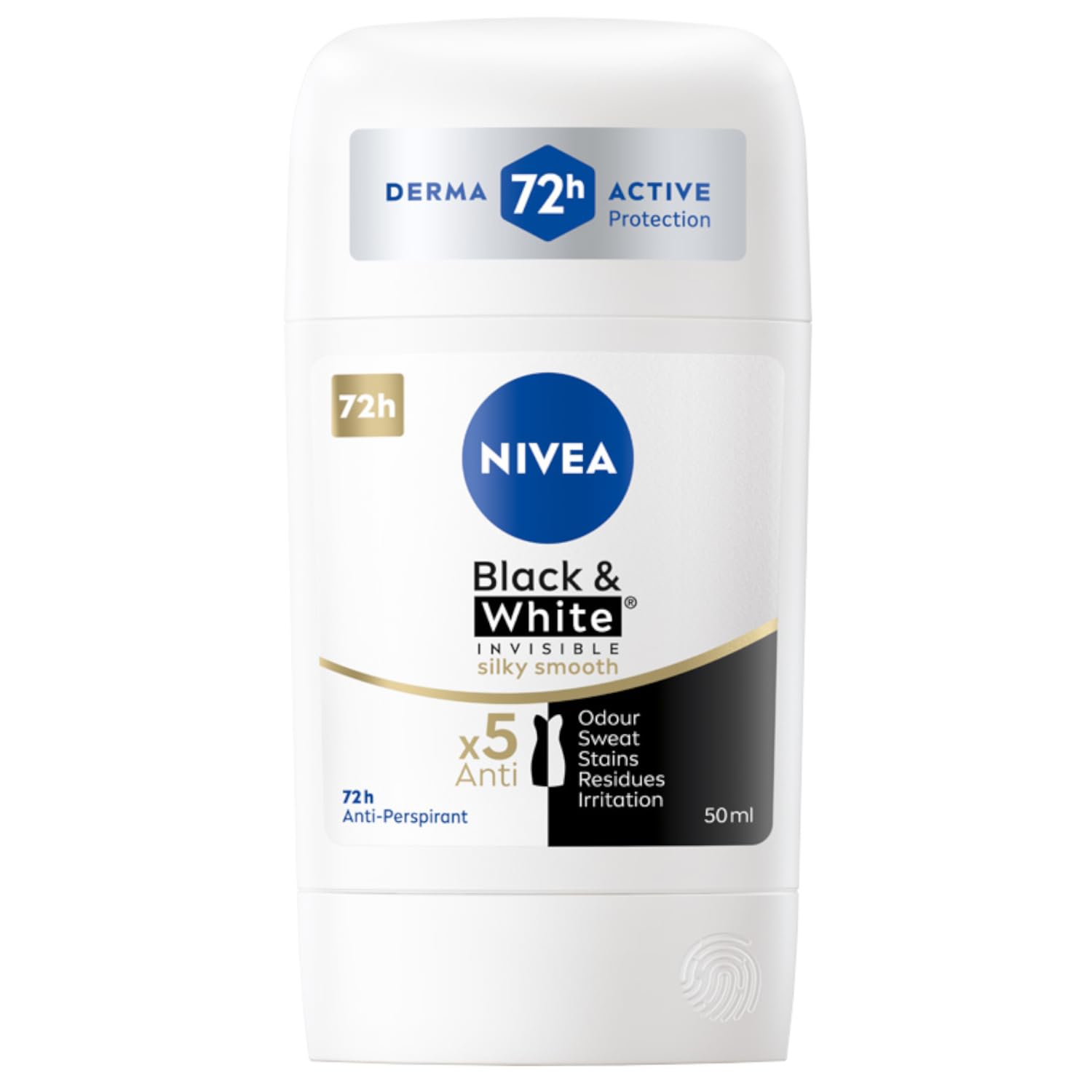 NIVEA Antiperspirant Pen Black & White Silky Smooth 50 ml