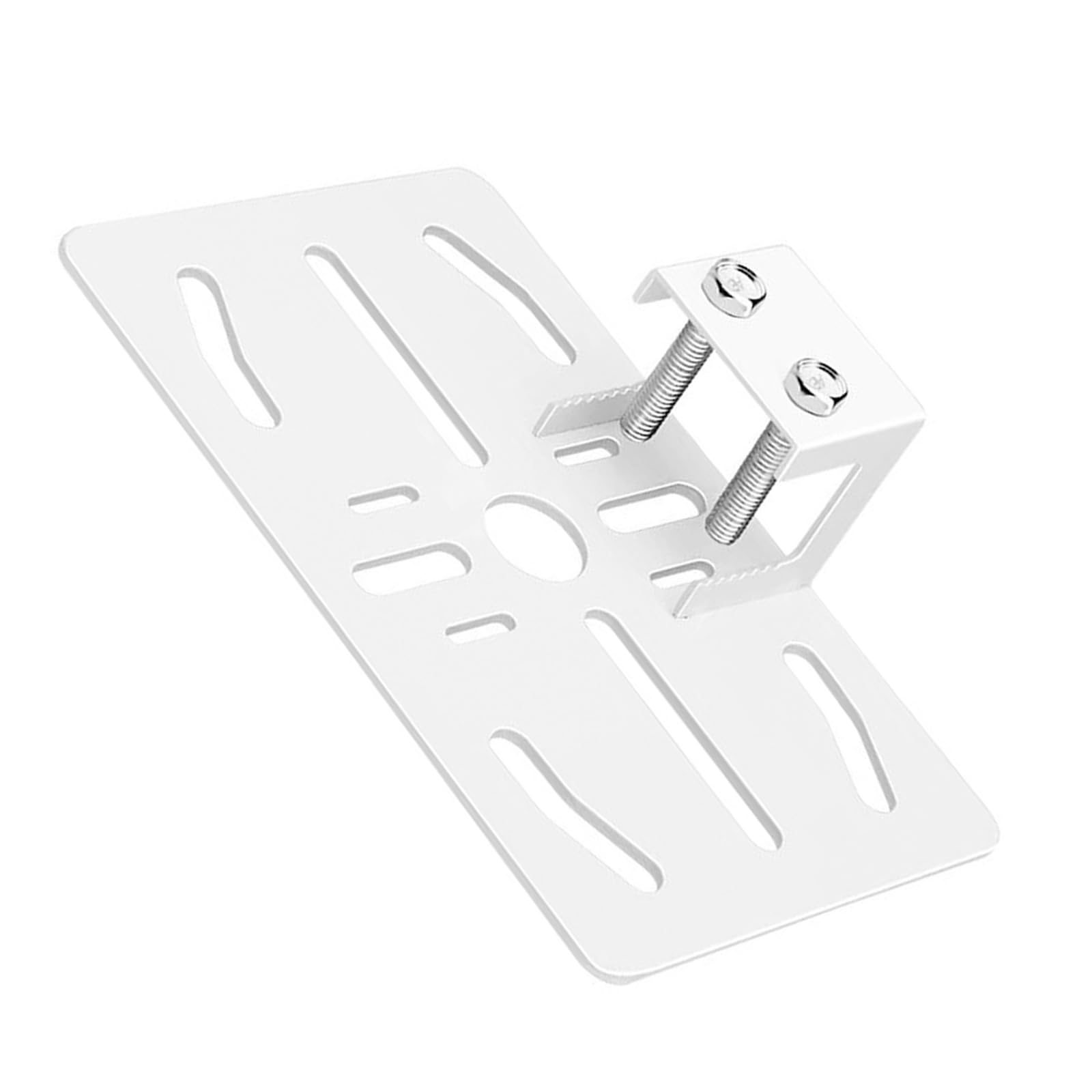 Steel Security Camera Wall Mount Bracket Adjustable Angles Clamp Design Universally Not Drilling Required Security Camera Mounting Bracket