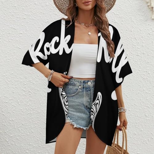 Boho Chic 2025 Cardigans for Women Lady, Open Front Beach Cover Ups2