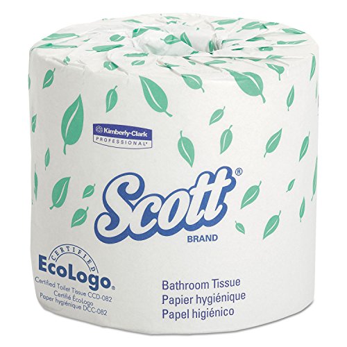 Image of - SCOTT Standard Roll Bathroom Tissue, 2-Ply, 550 Sheets /Roll, 20 Rolls /Carton