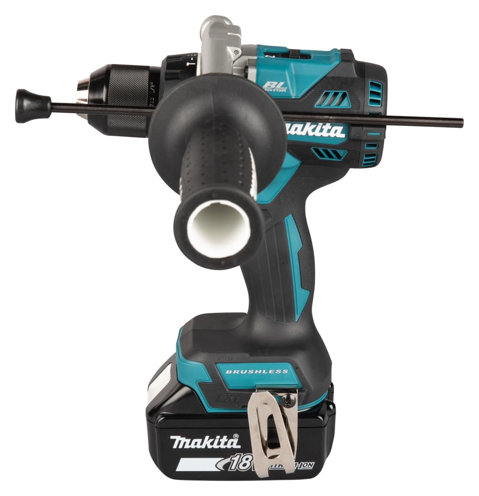 Makita DHP492Z 18V Li-Ion LXT Brushless Trapano combinato, batterie e caricabatterie non inclusi, blu/nero