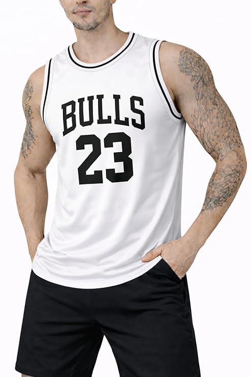 SHAIRA FASHION Men's Graphic Sleeveless Tank Top I Lightweight Summer Gym Vest & Casual Streetwear Jersey for Men