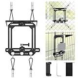 【Support de Téléphone et camera de clôture】Fixez le support de clôture à une clôture à mailles losangées ou à un mur grillagé. Ce kit d'accessoires révolutionnaire pour camera et téléphone est idéal pour baseball, basketball, football américain, softball, tennis, volley-ball, football américain, crosse, etc. Compatible avec iPhone GameChanger pour le suivi des scores, le vlogging et l'enregistrement vidéo, et compatible avec Mevo Start pour la diffusion en direct. Charge max.500g