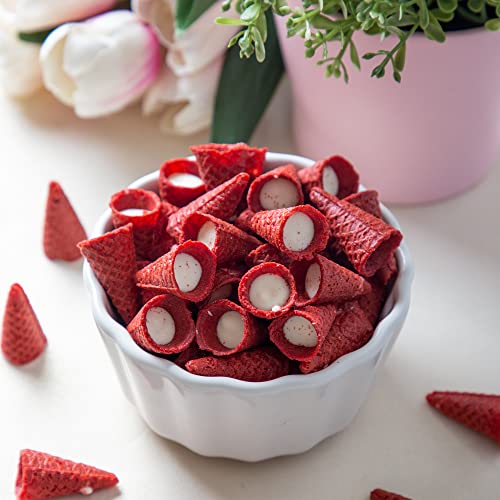 Image of NOVANOVA Best Bites Choco Filled Cones | Special Flavours (Red Velvet, Cookie & Cream) -| 100% Eggless | 30 Pieces, 180 Gram