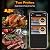 Wireless Meat Thermometer with 2 Ultra-Thin Probes, Bluetooth Digital Food Thermometer 600FT Remote Range, Standalone Smart Base for Grill Smoker Roast Oven, Cooking