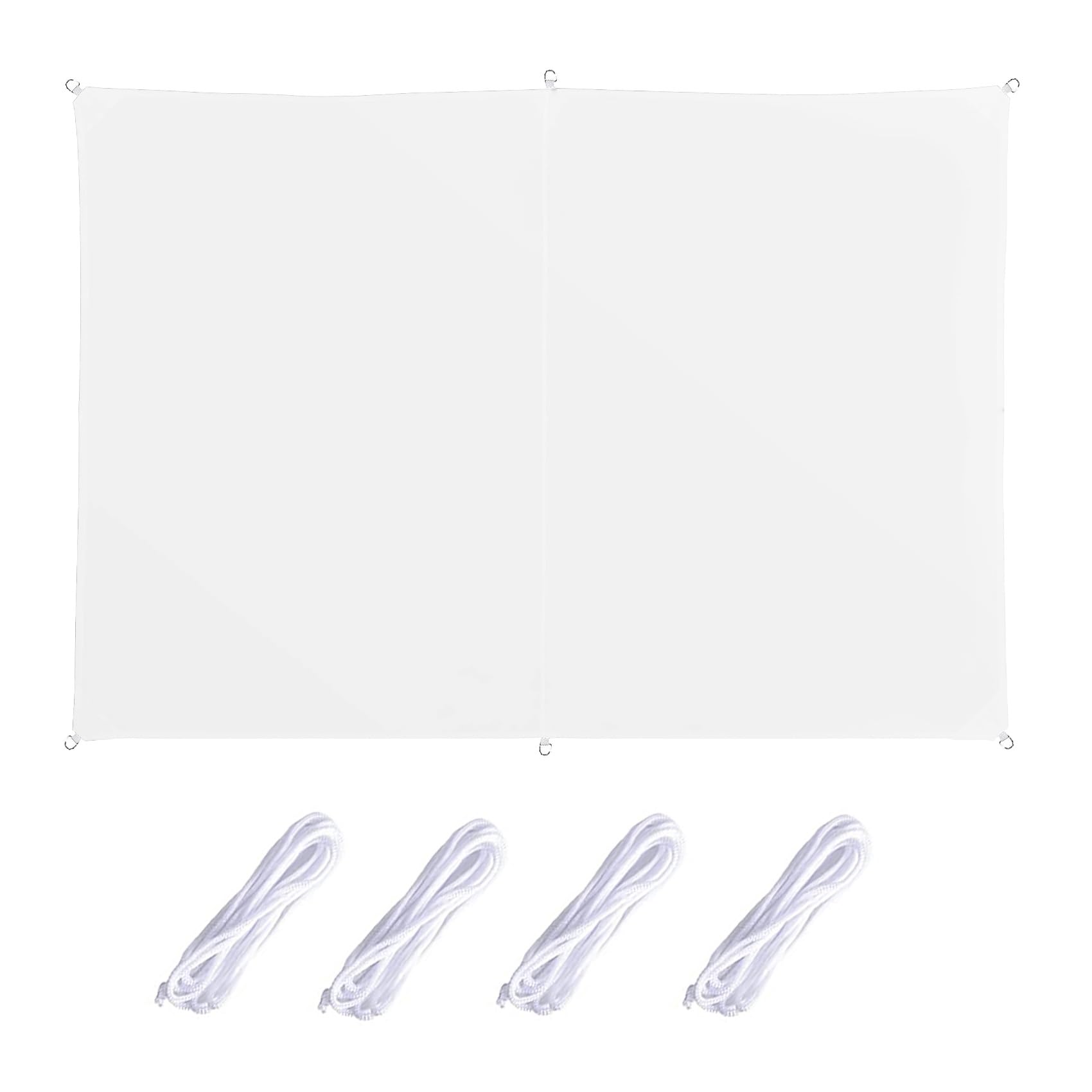 Toldos para exterior y terrazas grandes de 4.5x9 m con cuerda libre