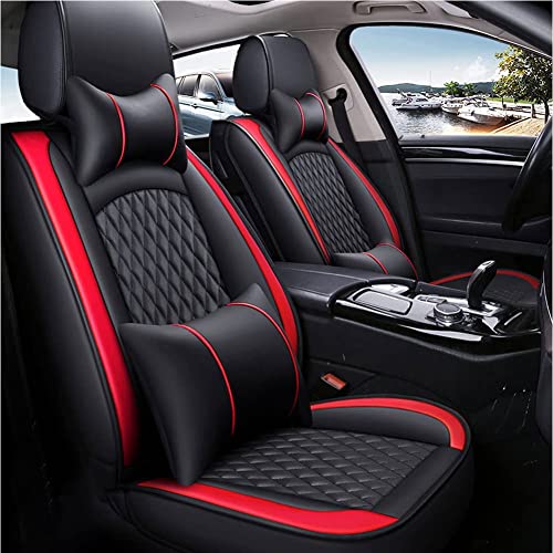 Coche Juego De Fundas De Asiento De Cuero Para Opel Corsa 2007-2020, Juego Completo Delanteros Traseros Cubiertas De Asiento Protector Antideslizante Accesorios Para El Interior Cover