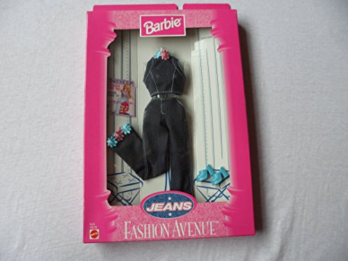 1998 Barbie Fashion Avenue Authentic Jeans with midriff shirt