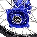 KKE 19/16 CNC Kids Wheels Fit for KTM 85 SX 2003-2020 TC85 2014-2020 Blue Anodized Hub