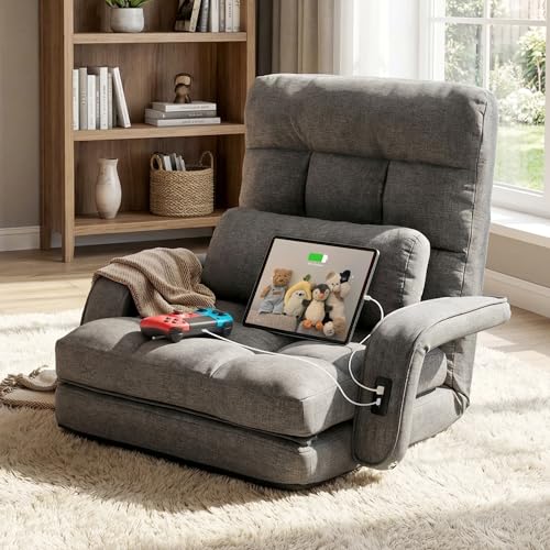 STHOUYN 4-in-1 Convertible Floor Chair