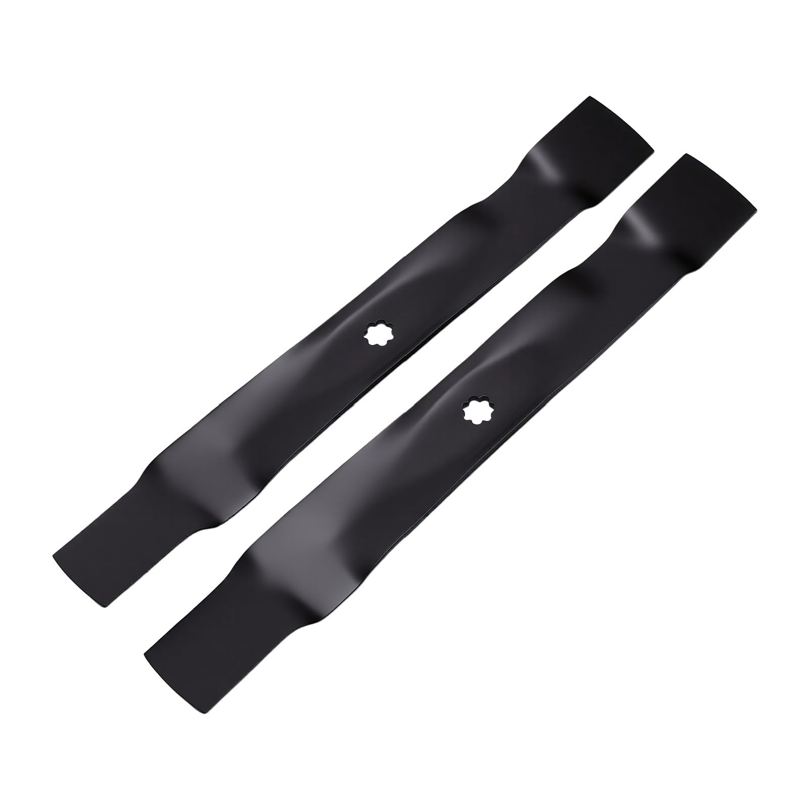 Yctze Lame di Ricambio per Tosaerba da 42 Pollici GX22151 GY20850 in Acciaio al Carbonio per Pacciamatura, Confezione da 2 per Trattorini da Prato E100 E120 X300 D110 S120