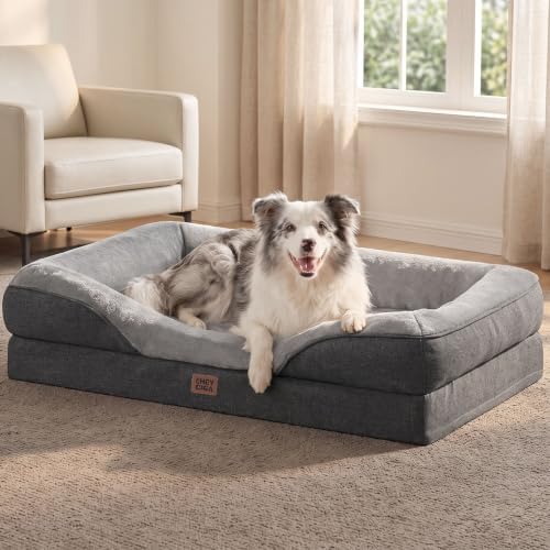 EHEYCIGA Orthopedic XL Dog Bed for Large Dog, Memory Foam Dog Cou...