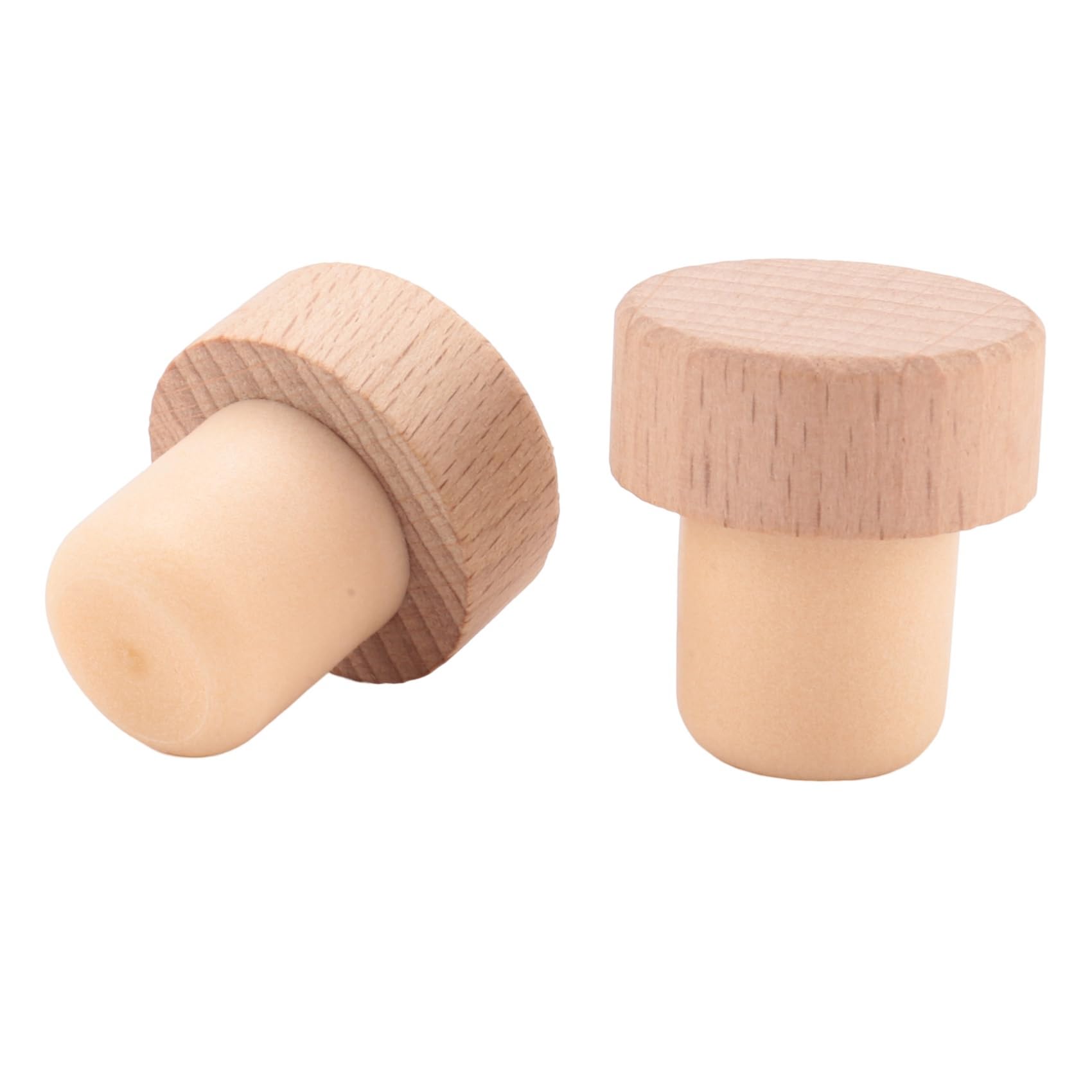 Tapones de Corcho En Forma de T para de Vino, Tapones de Corcho para Vino, Tapón de Vino, Tapones de Vino Reutilizables, Tapón de Vino de Madera Y Goma