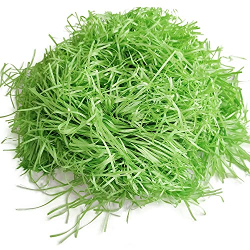 200g Ostergras Grün Füllmaterial füR Osterkorb/Geschenkkorb Osterdekoration
