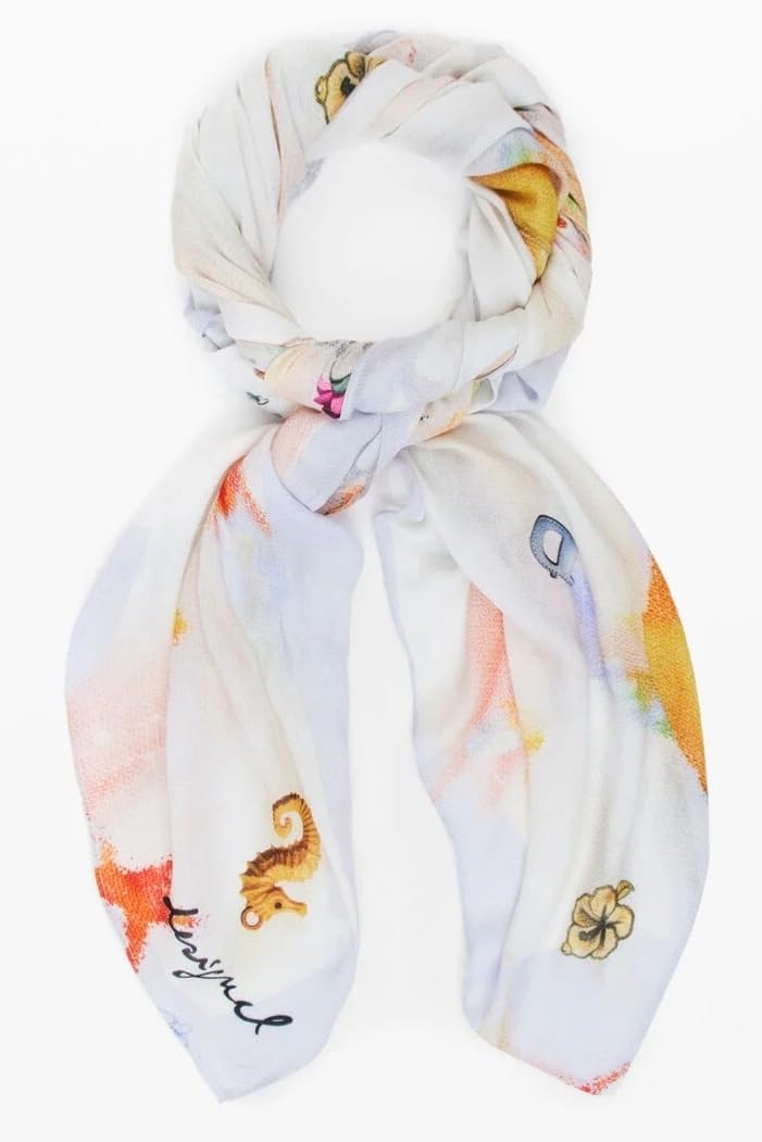 Desigual foulard de la colección de accesorios, Beige, Talla única