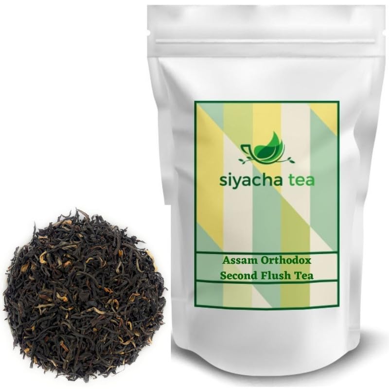 Image of Siyacha Tea Assam Black Tea, 250g Pouch, Season Fresh Loose Leaf, Healthy Natural Antioxidant Rich Leaves, Unique Blend, Premium Strong Beverage,