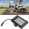 Waterproof Bike Control Panel, Electric Bicycle LCD Monitor Ebike Accessories, Electric Bicycle Display 36V 48V LCD GD01 Display 5 Pin Waterproof Plug for 22.2mm Handlebar #1