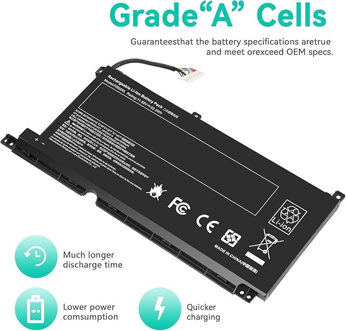 Image of Laptrix PG03XL L48495-005 Laptop Battery Compatible for HP Pavilion Gaming 15-dk0 15-dk1 15-dk2 PG03052 HSTNN-DB9G L48430-AC2 HSTNN-0B1I HSTNN-OB1I PG03052XL