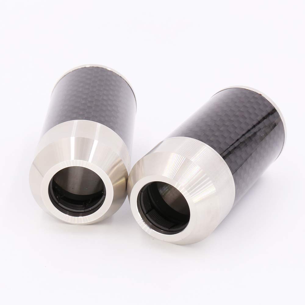 Pantaloni in Fibra di Carbonio in Acciaio Inox da 4 PCS 304 Boot Y Splitter con connettore di Splitter per Cavo di Altoparlante Audio