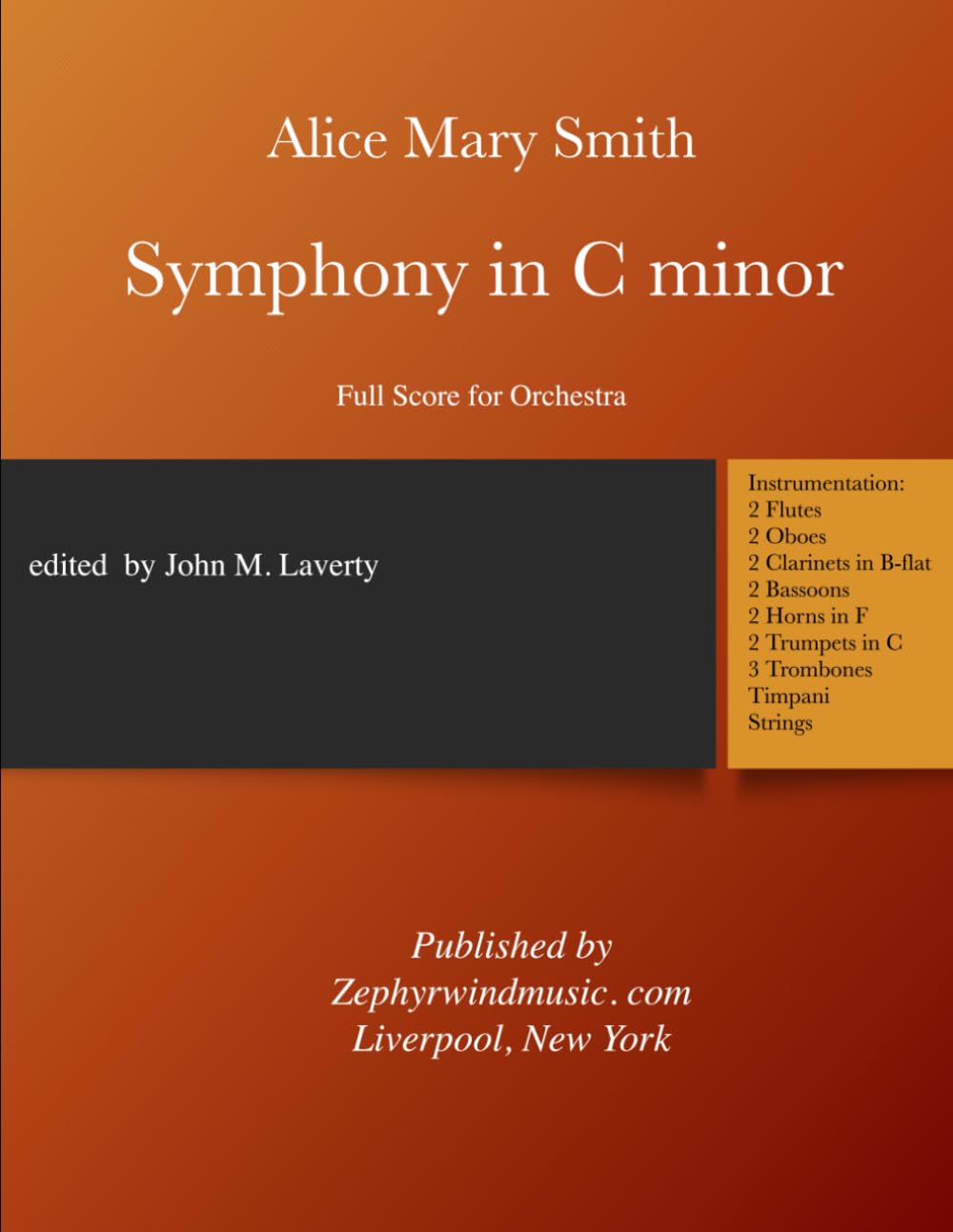 Symphony in C minor Score