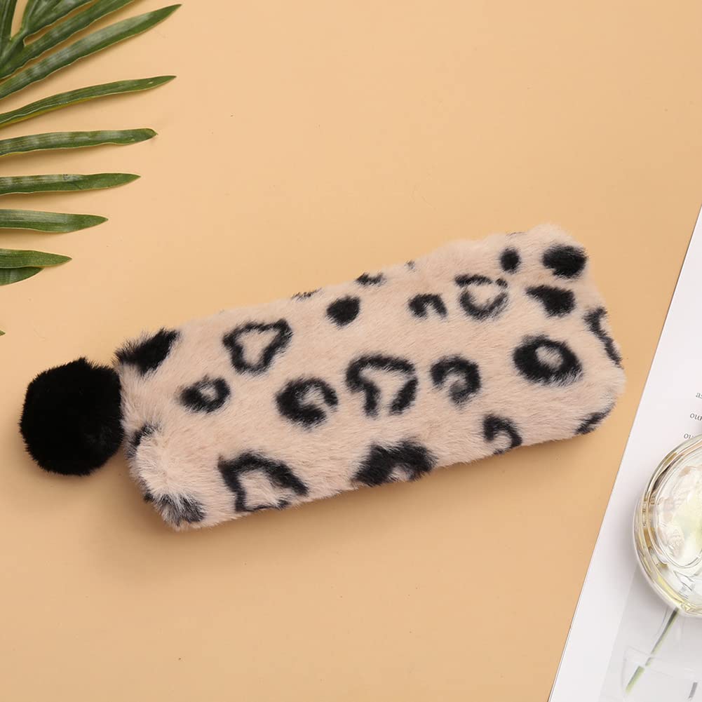 Plüsch Federmäppchen Leopard – Vielseitige Kosmetiktasche Oder Stiftetasche Für Schule & Reise