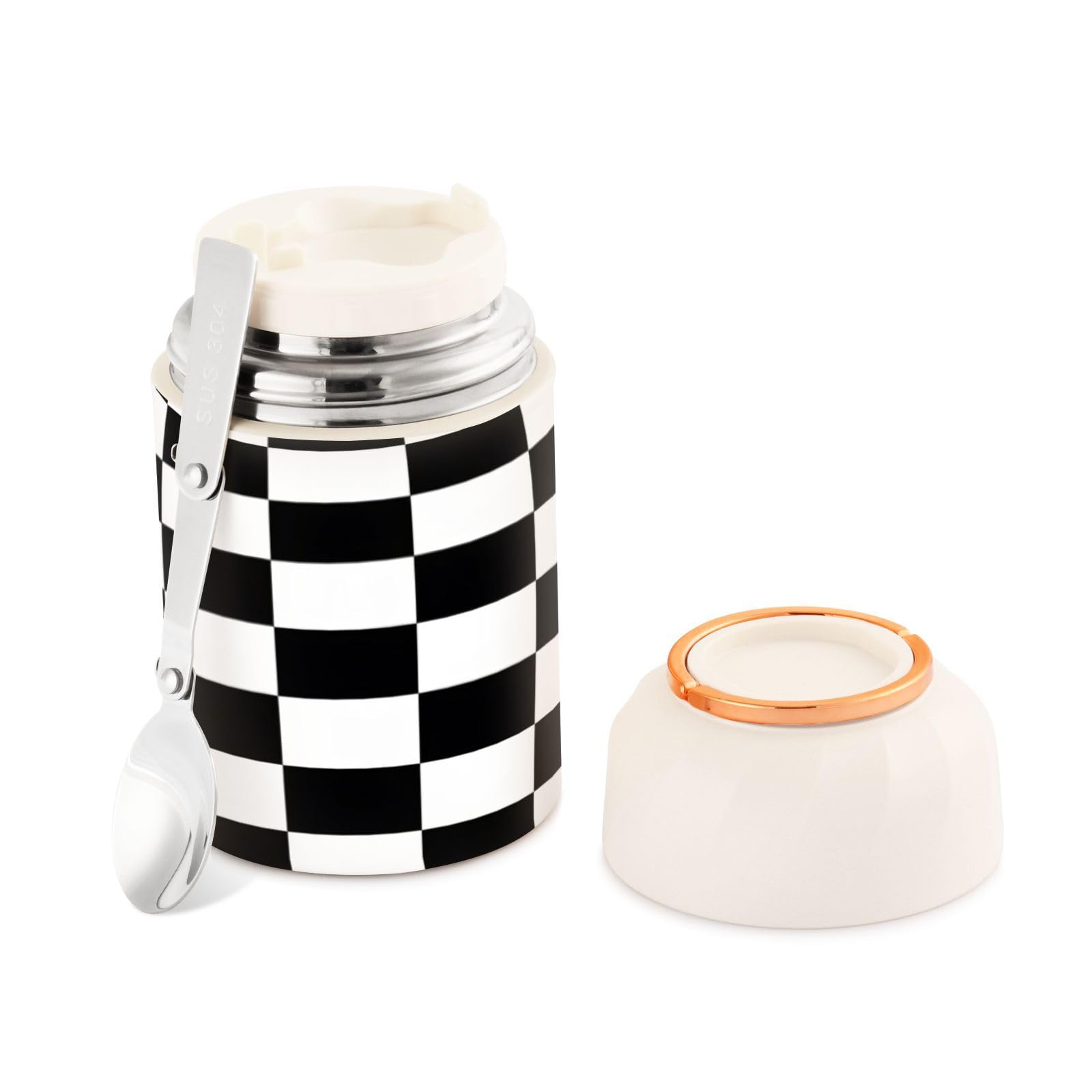 Termo para comida de boca ancha ideal para almuerzos de oficina y salidas de 500 ml