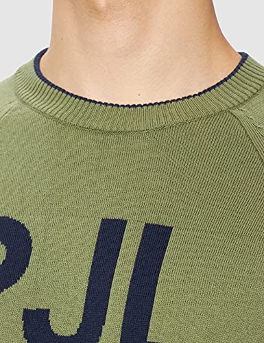 Pepe Jeans Frederik Maglione, Verde, L Uomo