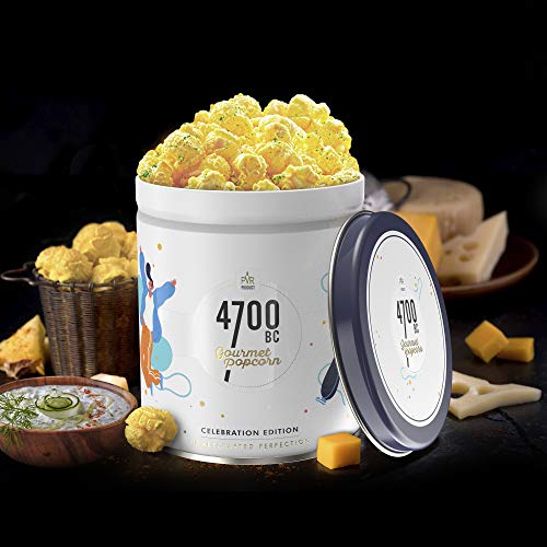 Image of 4700BC Sour Cream & Wasabi Cheese Popcorn, Tin, 50g