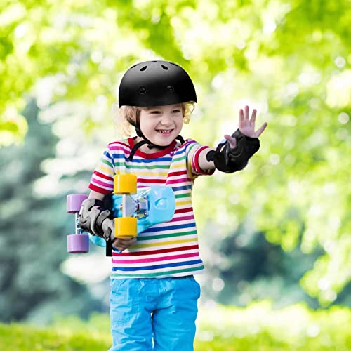 Kids Helmet Set with Knee Pads Elbow Pads Wrist Guards,Adjustable Helmet for Toddler Kids&Youth,3~14yrs Girl Boy Kids Protective Gear Set for Roller Skate Scooter Inline skatings Longboard - Thumbnail 5